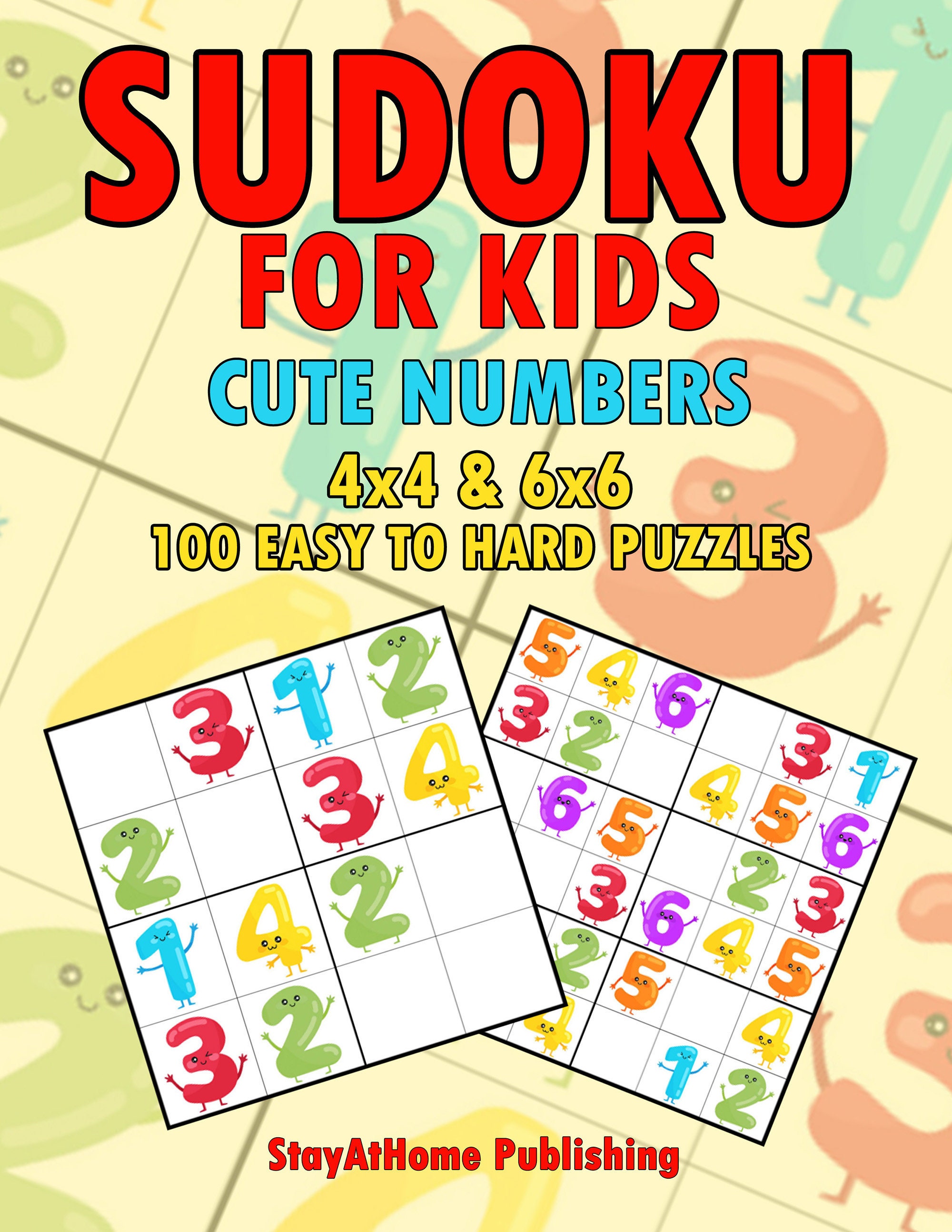 6x6 Sudoku for Kids with numbers - Play Sudoku Online