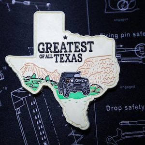 The Lone Star Overlander PVC PATCH