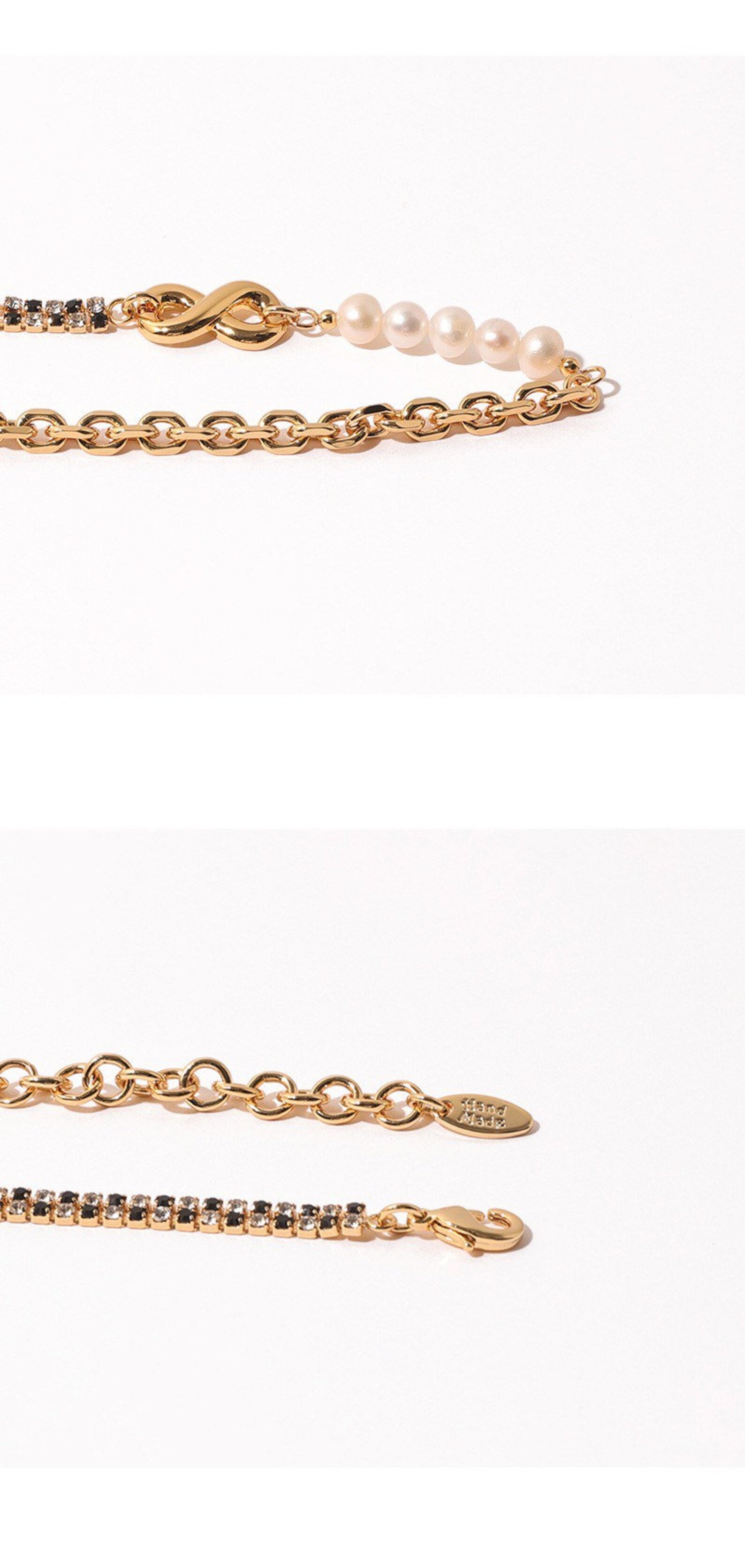 [92.5 Silver] Fresh Water Pearl Choker main image 1