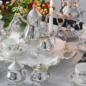 Silver Plated Coffee Set Never Used (7 items)