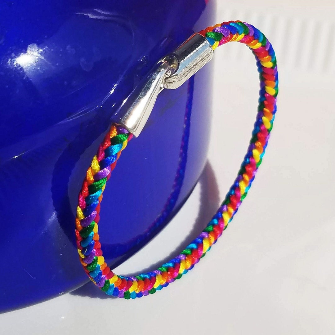 Bracelet Perles Drapeau LGBT Multicolore - Neuf Sans Emballage, Arc-en-ciel, Symbole LGBTQ+