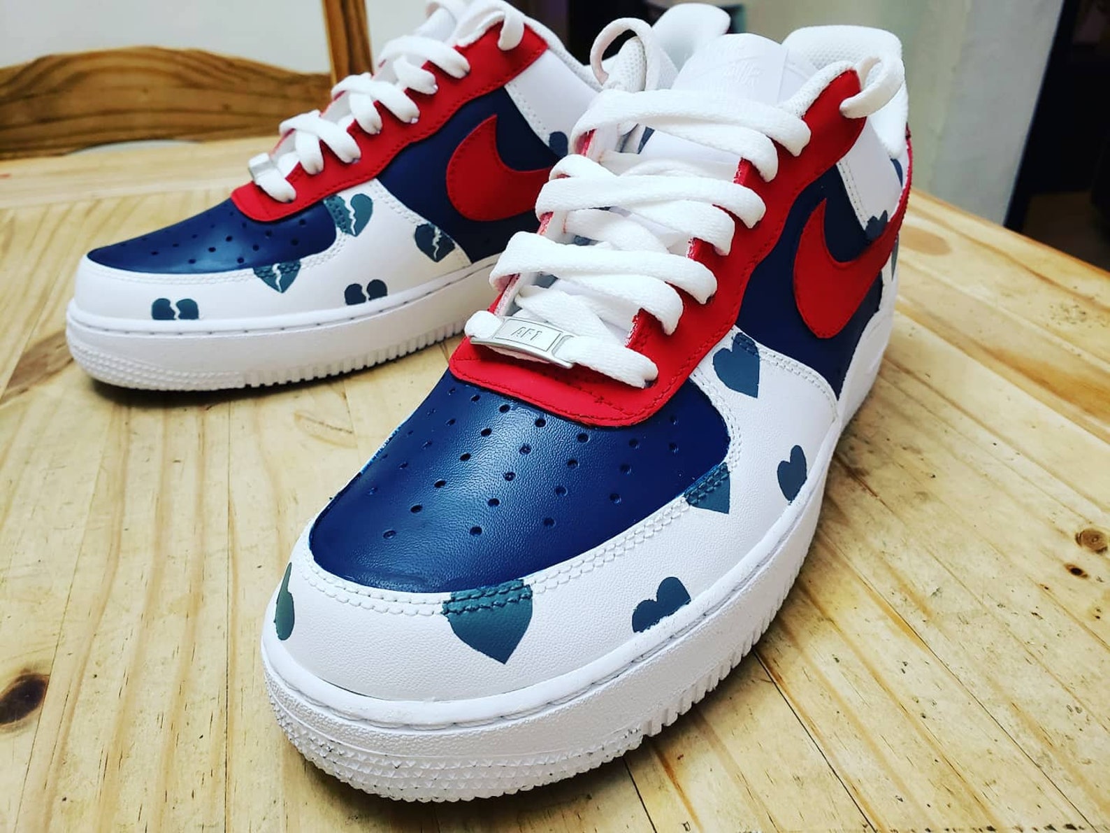 Fully Custom Air Force One Low Customized Air Force 1s One Etsy