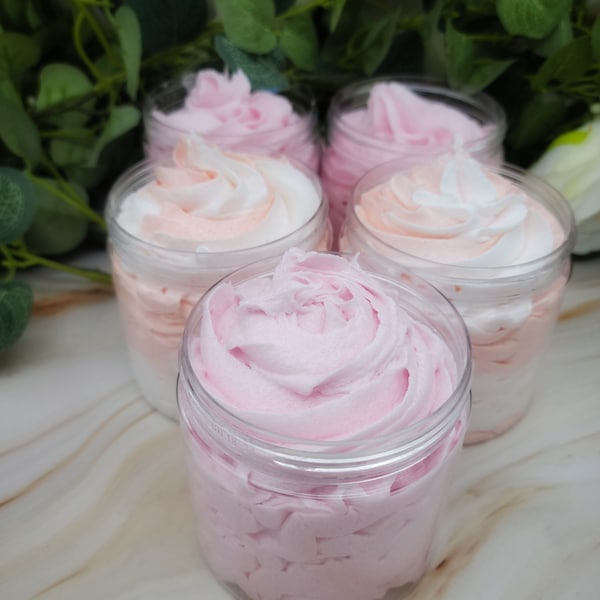 18+ New Whipped Sugar Scrub | Foaming Sugar Scrub| Vegan | Moisturizing Scrub |Exfoliate | Cleanse | Body Frosting | Pick Your Scent