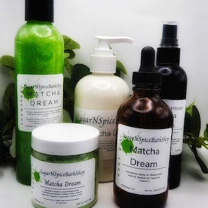 Matcha Dream | Refreshing Citrus and Tea Blend | Whipped Body Butter, Shower Gel, and More | Skin-Loving Treats | Gift for All