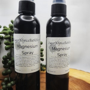 Magnesium Oil Spray | Topical Magnesium Chloride Oil | Vegan Cruelty-free