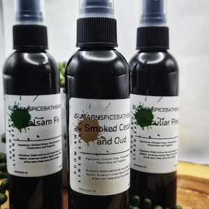 Woody Room and Linen Spray | Instant Room Freshener| | Car Air Freshener | Scented Linen Spray | Earthy Room and Linen Spray |Gift Idea