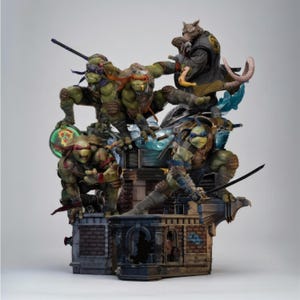 TMNT | ZEZ Studio | Hand-painted Figure | Magnetized - Etsy
