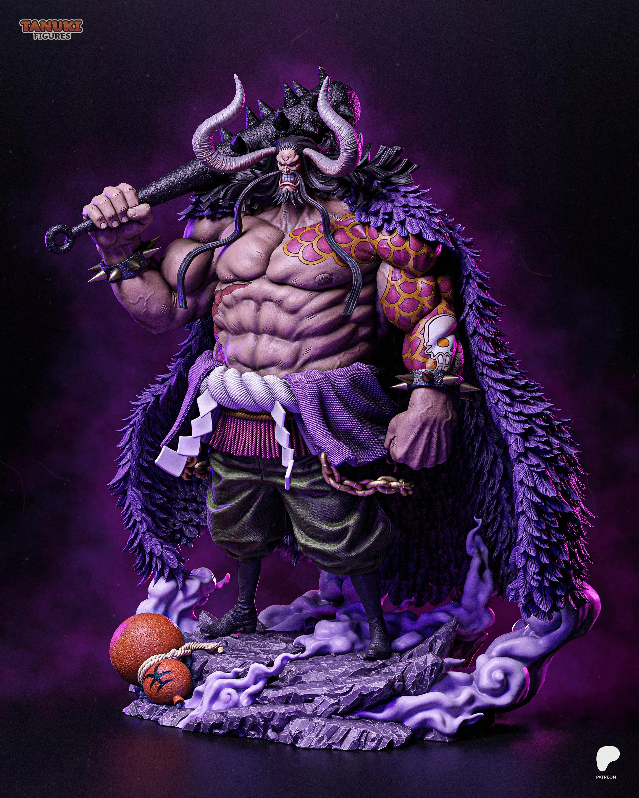 Kaido - One Piece | Tanuki | Hand-painted Figure | Magnetized - Etsy Canada