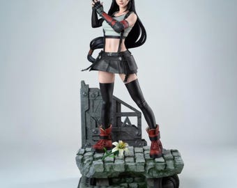 Tifa – Final Fantasy VII | Tanuki | Hand-Painted Figure | Magnetized