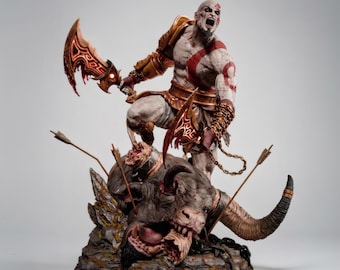 Kratos | ZEZ Studio | Hand-Painted Figure | Magnetized