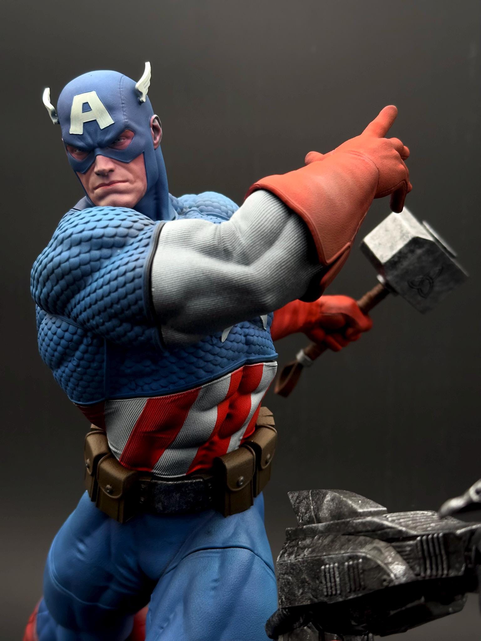 Captain Vs Ultron| ZEZ Studio | Hand-painted Figure | Magnetized