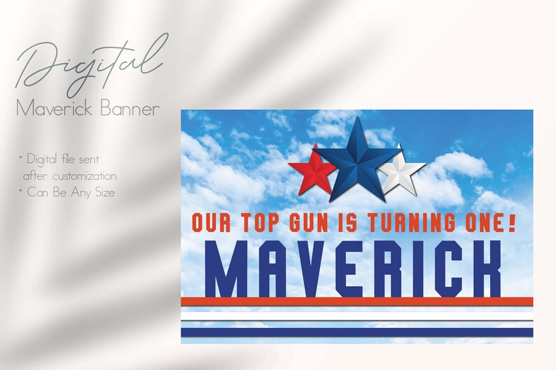 Tema Top Gun / Banner de cumpleaños / Invitación de cumpleaños Etsy