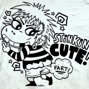 STINKIN’ CUTE-オリジナルスライムラットグッズTシャツ