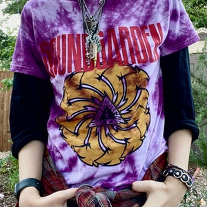 Badmotorfinger Soundgarden Tie Dye T-shirt