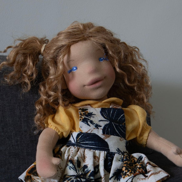 Gigi, Waldorf inspired doll, 49cm (19”)