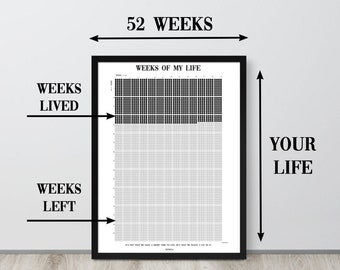 life in weeks etsy