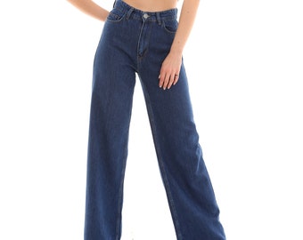 Wide Leg Jeans Tall - Etsy