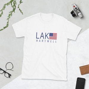 Lake Flag Lake Hartwell Short-Sleeve Unisex T-Shirt