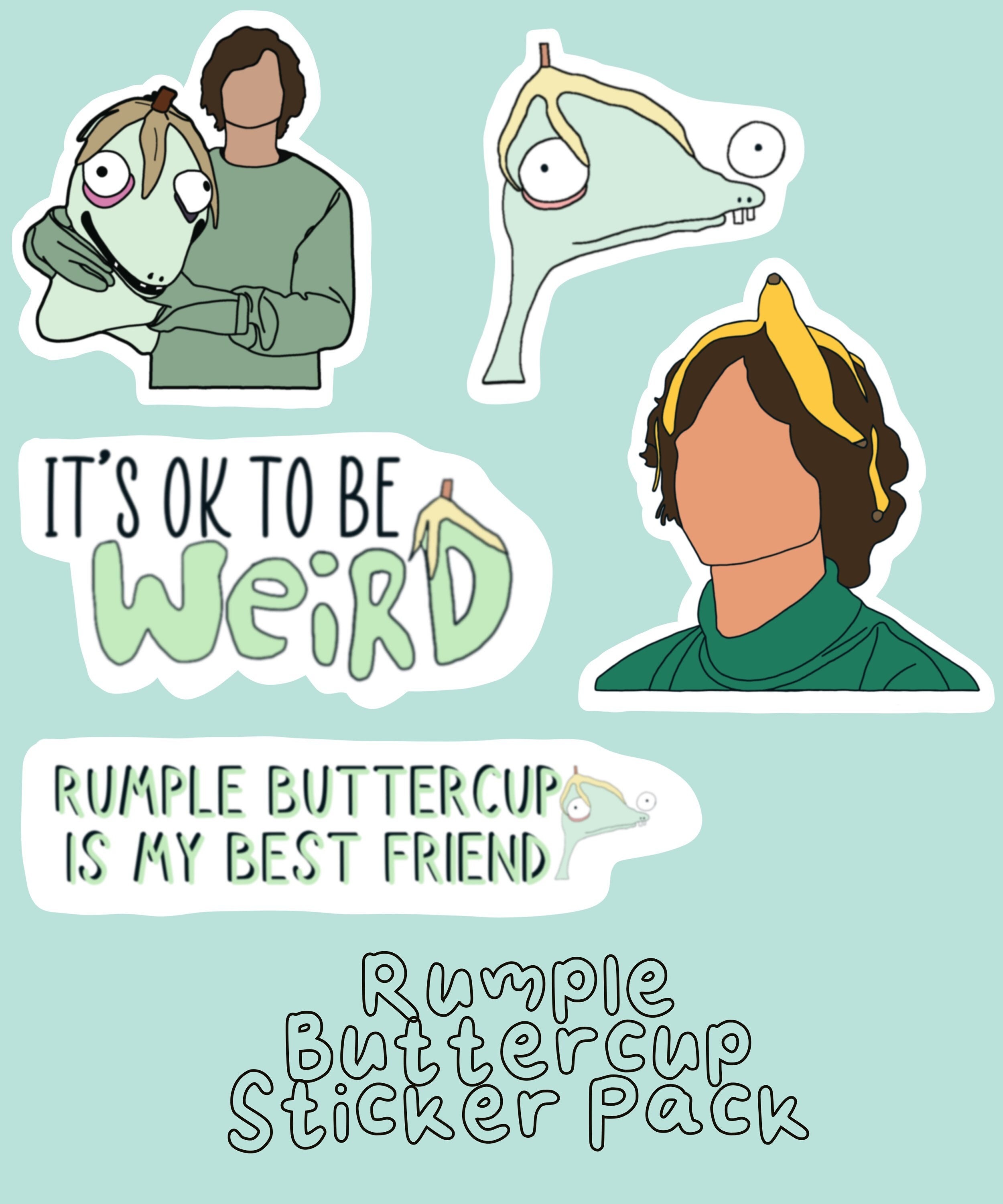 Rumple Buttercup by Matthew Gray Gubler Sticker Pack Etsy