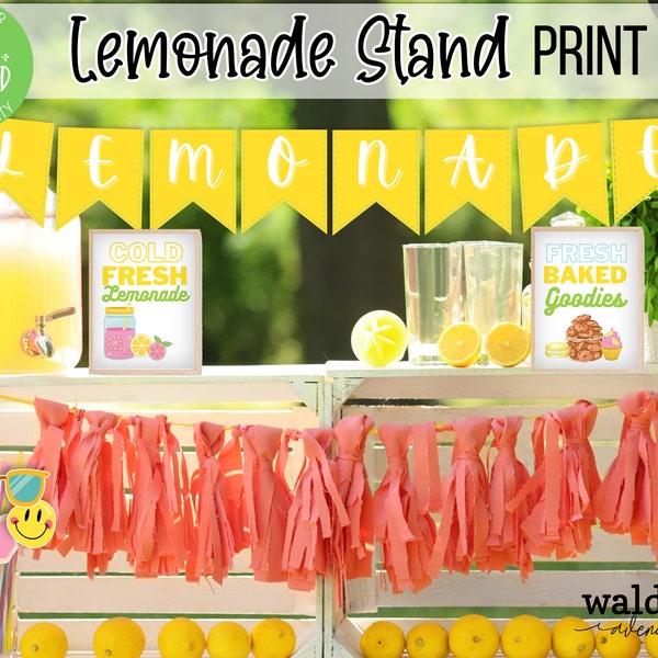 Lemonade Stand Sign - Etsy