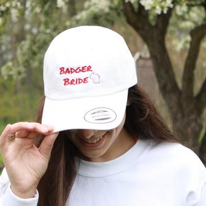 Dachs Braut Hut | Wisconsin-Thema Geschenk zur Hochzeit, Verlobung Geschenk, Brautparty Geschenk | Wisconsin Braut | Wisconsin Hochzeit