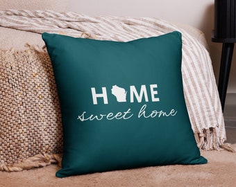 Almohada "Whisky Home Sweet Home" / Regalo de inauguración de la casa
