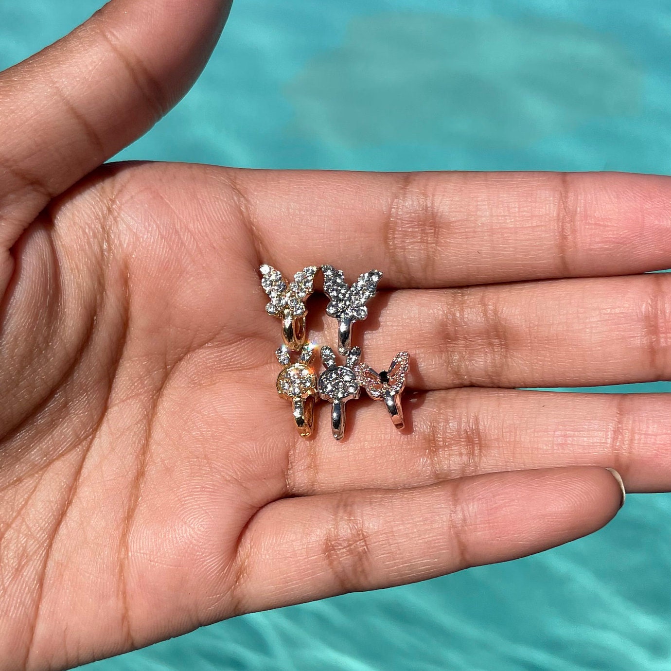 Rhinestone Nose Cuffs