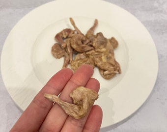 freeze dried mini chicken leg, best training treat. (1 bag of 50 g)