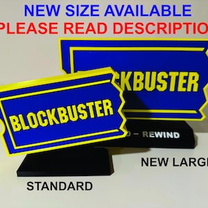 Blockbuster Lighted Sign