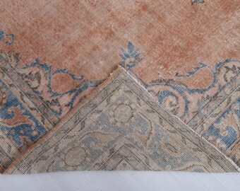 Oversize Rug 7x11, Natural Rug 7x11, Neutral Rug, Vintage Rug