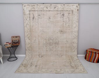 Alfombra anatolia de lana hecha a mano de 18 x 25 cm: alfombra turca vintage