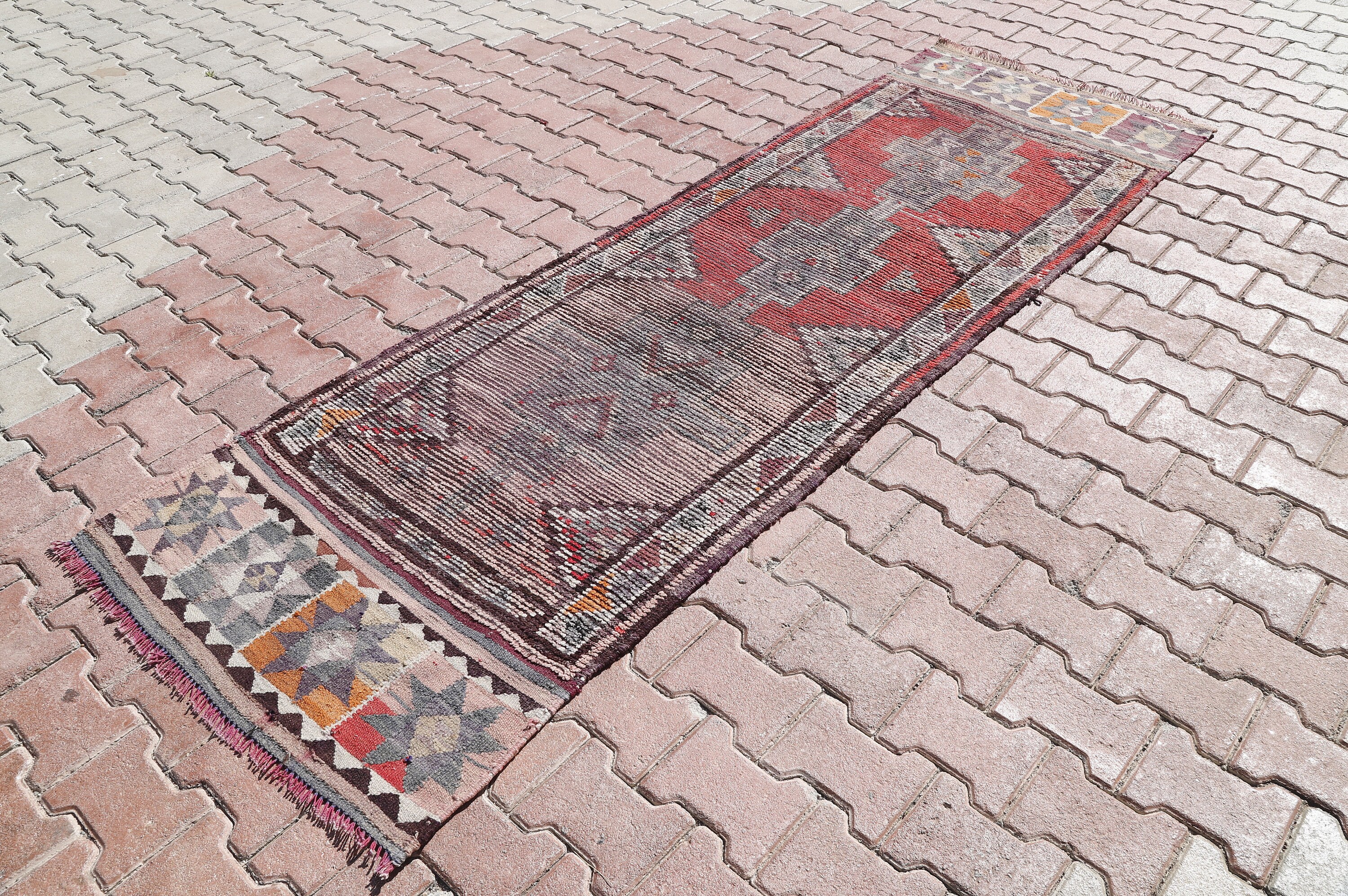 3x9 Herki Runner, Faded