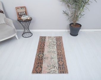 Tapis naturel 2 x 4, petit tapis, 2 x 4 tapis, petit tapis oushak, tapis turc, tapis anatolien, tapis fait main, tapis oushak, tapis en laine, tapis de dinde, 16220