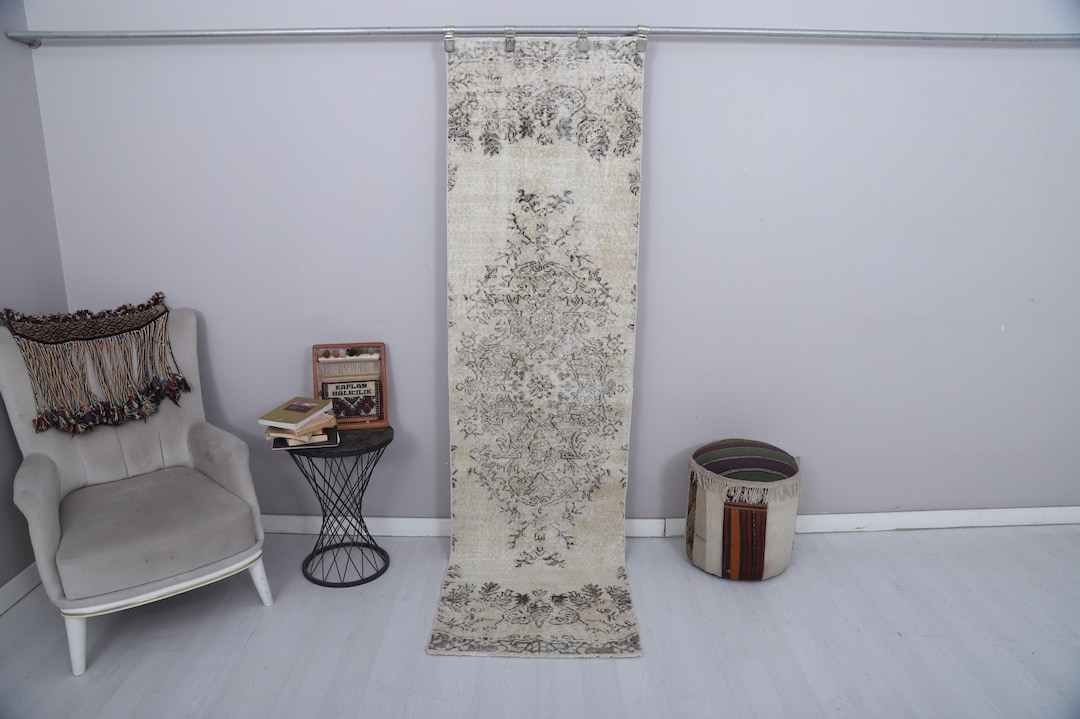 116×212\" Feel nature”ViNTAGE TURKiSH RUG 6' X 9' Vintage Turkish Rug, Blue - Astrun - Revival Rugs