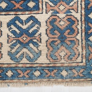 Turkish Vintage Rug, Vintage Turkish Rug, Oushak Pastel Rug, 5x8 Rug, Anatolian Soft Rug, Area Rug,Bohemian Rug,Pastel Rug,Natural Rug,552 image 9