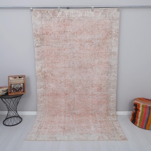 Turkish Rug 5x9, Vintage Rug 5x9, Anatolian Rug, 5x9 Soft Rug,Turkish Vintage Rug Oushak Rug,Handmade Rug,Wool Rug,Vintage Turkish Rug,20168