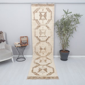 3x11 Runner Rug, 3x11 Turkish Runner, Turkey Runner,3x11 Vintage Runner,Oushak Runner Rug,Hallway Rug 3x11,Kitchen Rug 3x11,Runner Rug,17103