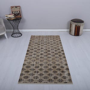 Turkey Oushak Rug, Oushak Rug, Natural Rug,Colorful Rug,3x6 Rug,Kids Rug,Muted Rug,Pastel Rug,Soft Vintage Rug,Turkish Rug,Vintage Rug,27551