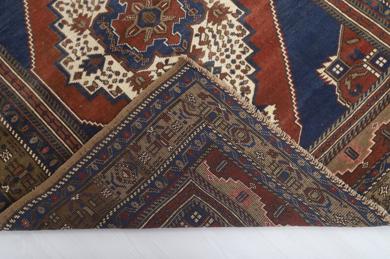 Anatolian Rug 5x6, Boho Rug, Turkish Oushak Rug, Vintage Turkish Rug, 5x6 Rug, Area Rug, Decorative Rug, Bohemian Rug, Handknotted Rug,6189 image 10