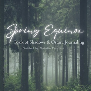 Spring Equinox, Ostara Book of Shadows, Ostara Rituals, Tarot Card Magic, Journaling, Green Witch, PDF Printable