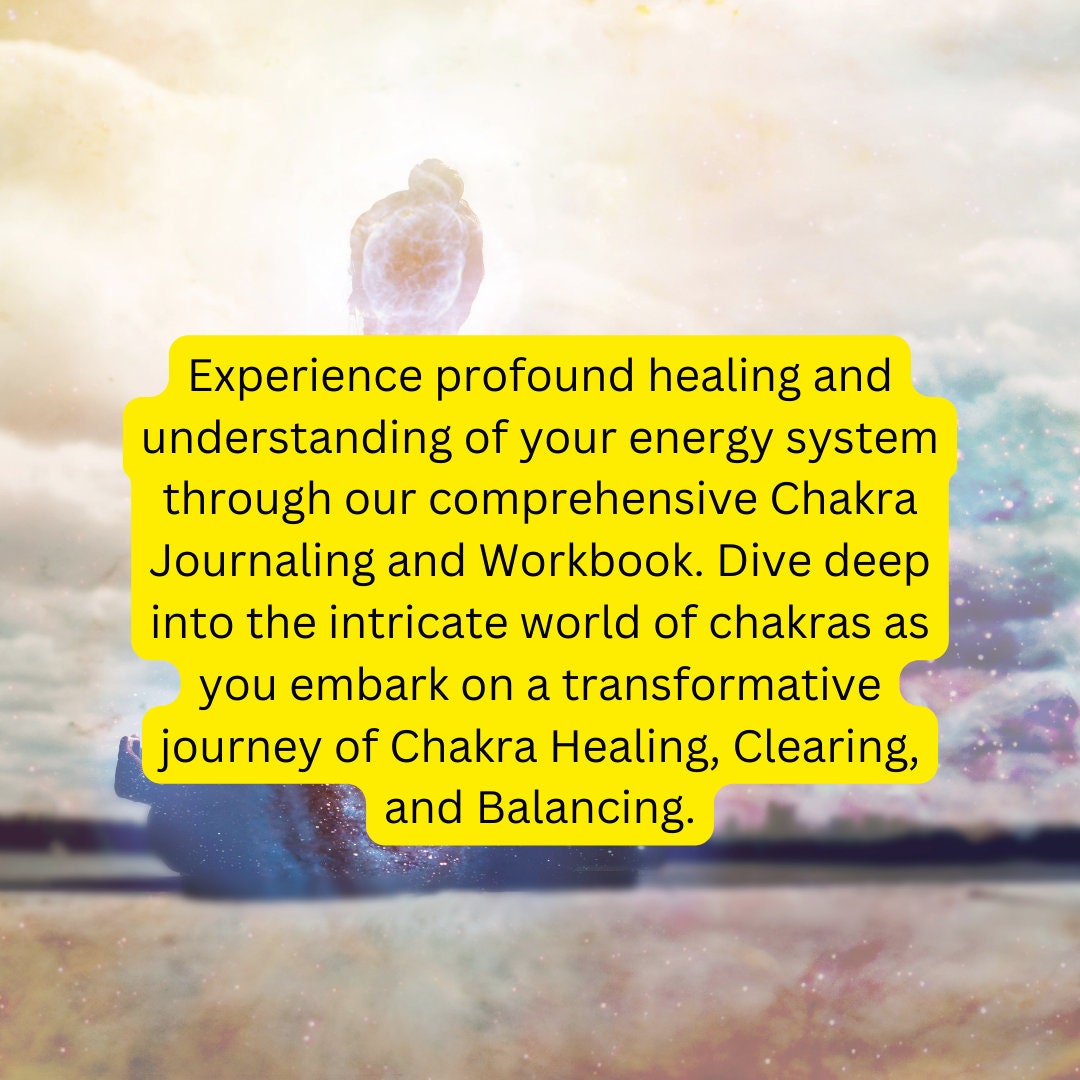 Heal Your Chakras Chakra Journal Chakra Workbook Chakra Healing