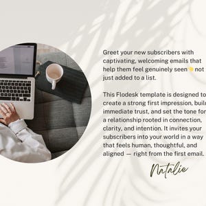Welcome New Subscribers Email Template | Flodesk Email Template | Email ...
