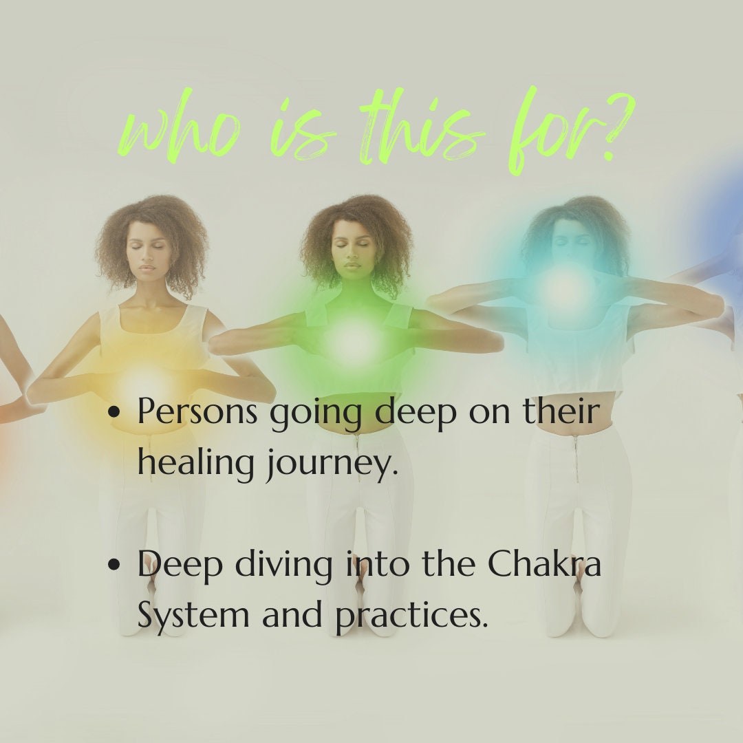 Heal Your Chakras Chakra Journal Chakra Workbook Chakra Healing