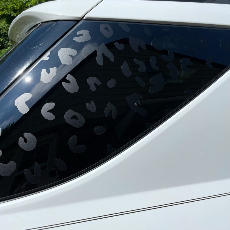 Car Decal Leopard Print Decal Animal Print Cheetah Print Etsy