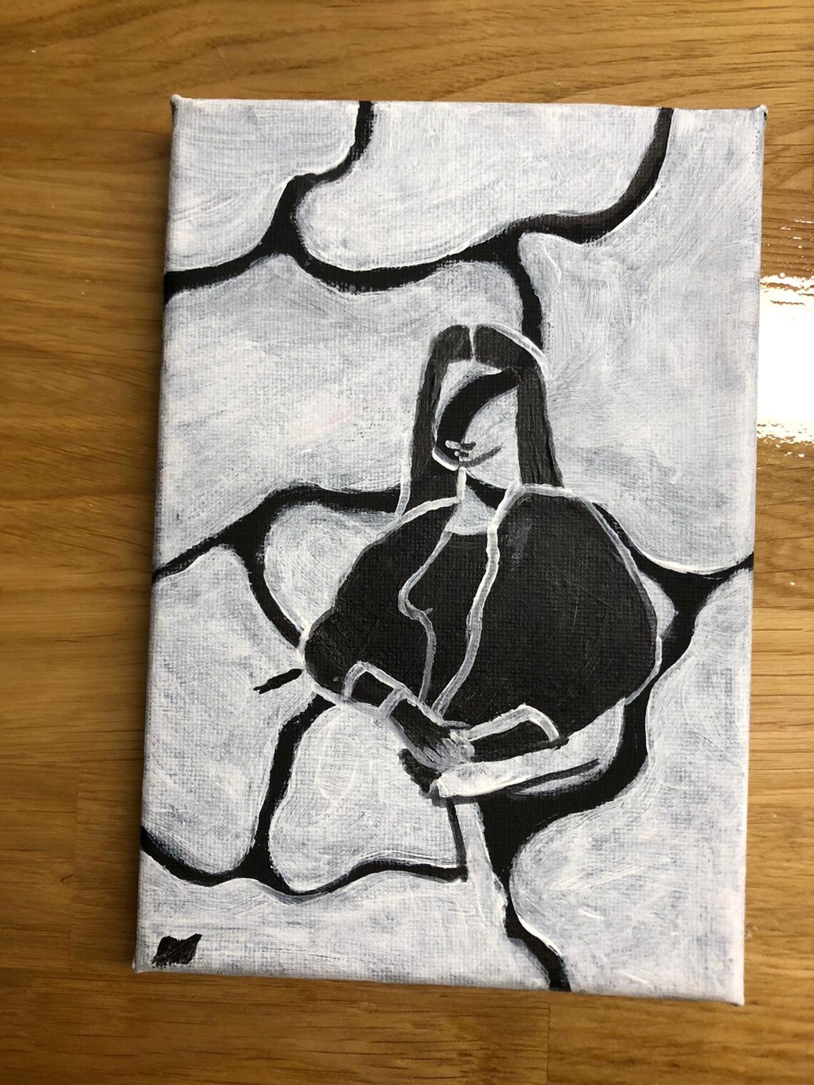 Three paintings set Etsy