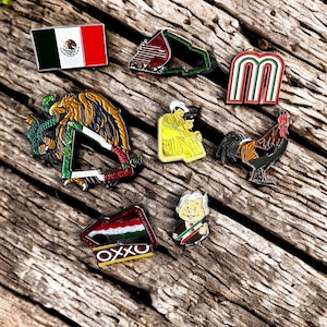 Fitted Cap Mexican Pins