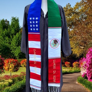 Étole de remise des diplômes américano-mexicaine 2025