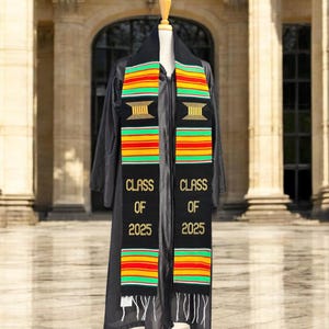 Kente Stole Sash Stole Graduation Stole Class of 2025