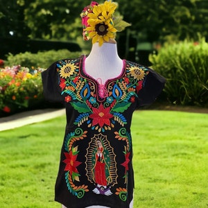 Blusa Mexicana Nuestra Señora Guadalupe