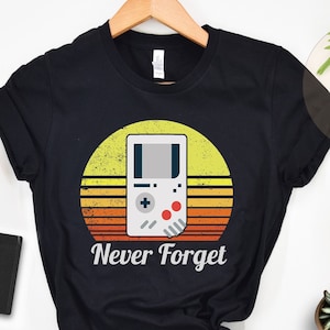 Klassisches Game Boy, 90er Grafik Tee, Never Forget Shirt, Retro Gaming Shirt, Vintage Videospiel Shirt, Game Boy Shirt, Geschenk für Retro Gamer
